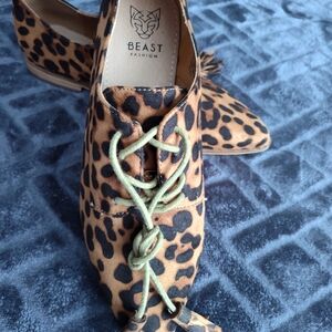 BEAST FASHION Leopard Print Flats